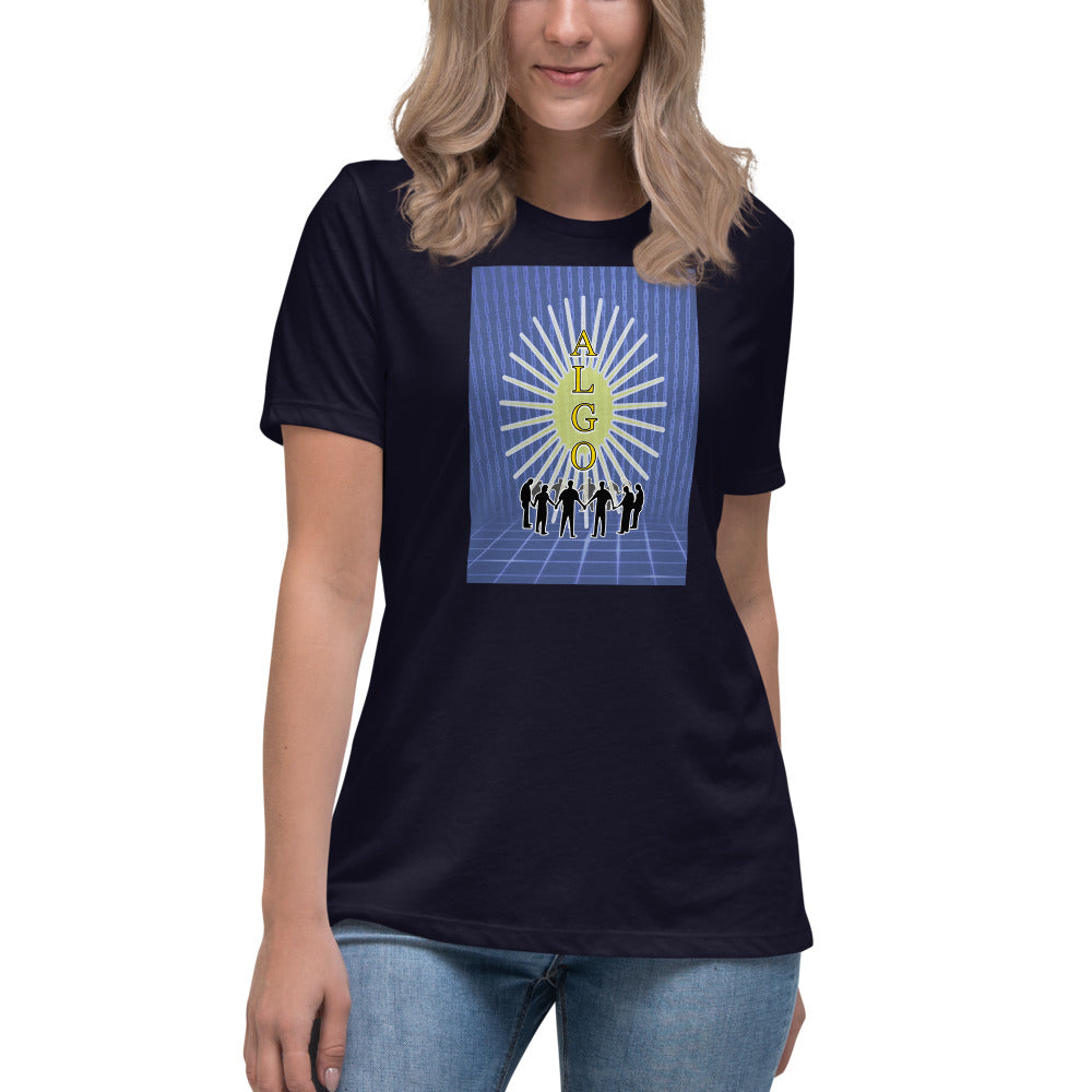 Women's Relaxed Fit T-Shirt - Worship At The Algorithmic Altar?