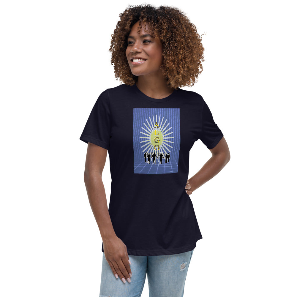 Women's Relaxed Fit T-Shirt - Worship At The Algorithmic Altar?