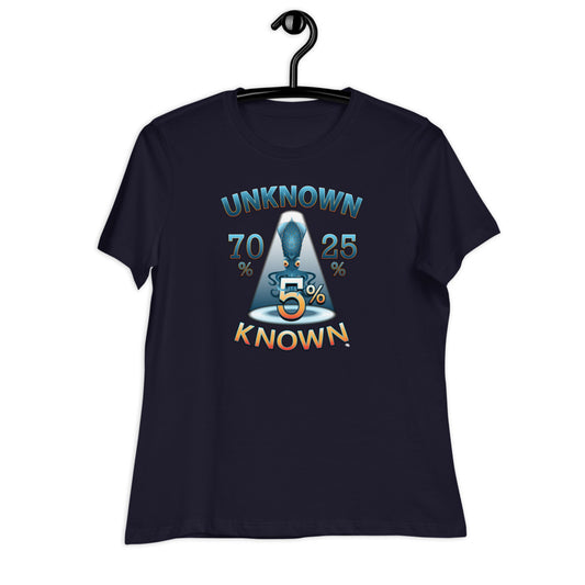 Women's Relaxed T-Shirt - The Exciting 95% Known Unknown (& What Do Squid Know?)
