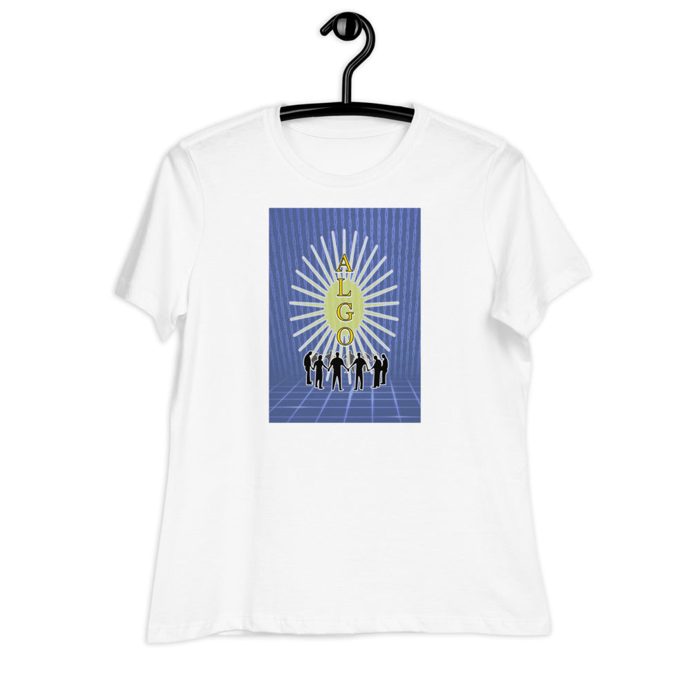 Women's Relaxed Fit T-Shirt - Worship At The Algorithmic Altar?