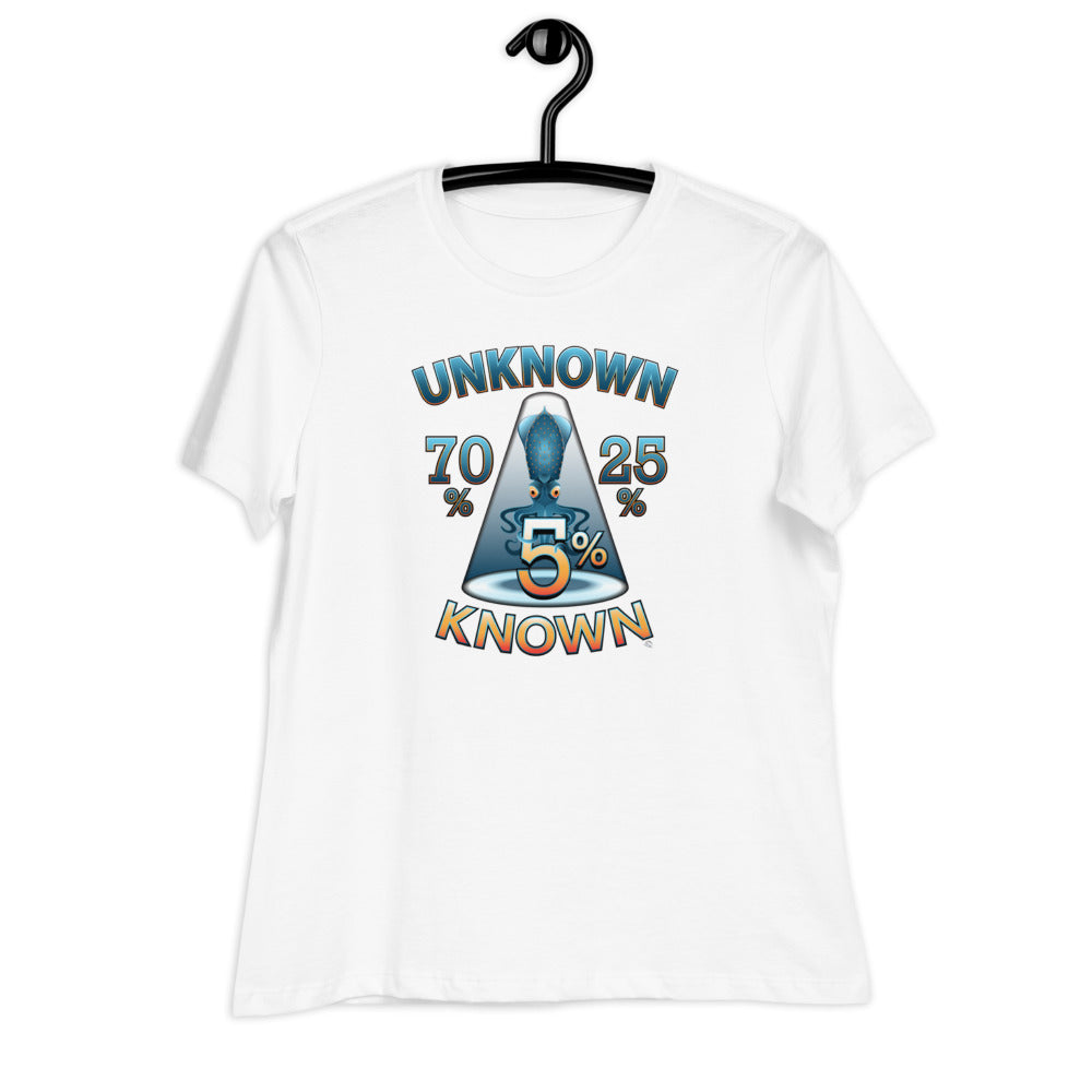 Women's Relaxed T-Shirt - The Exciting 95% Known Unknown (& What Do Squid Know?)