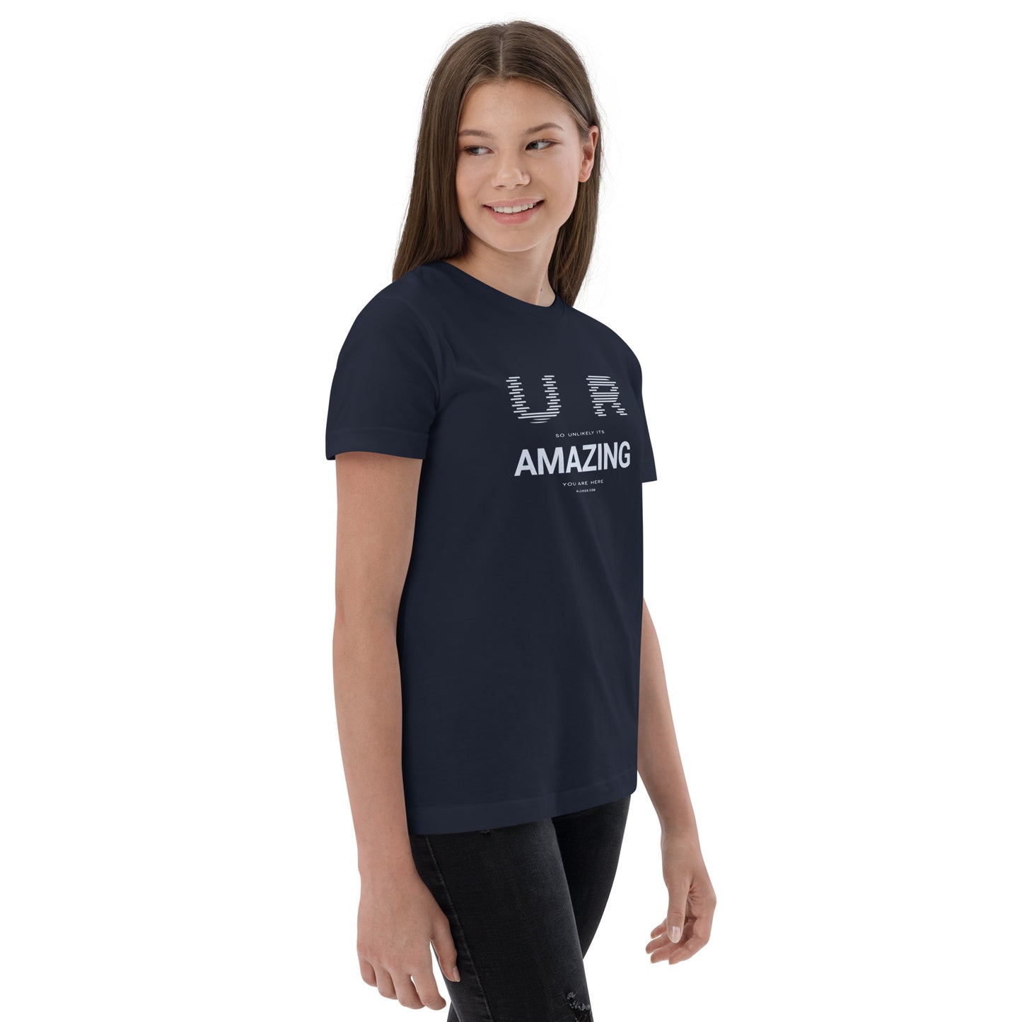 Youth jersey t-shirt - YOU ARE So UNLIKELY Its Amazing You Are Here